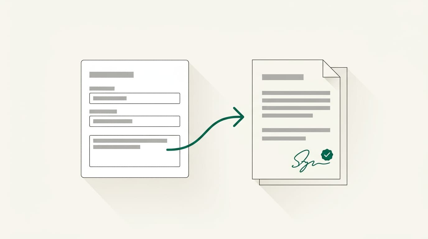 Atendimento digital com contratos gerados e assinados automaticamente